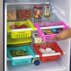 Fridge Storage Basket 4 Pcs. Set