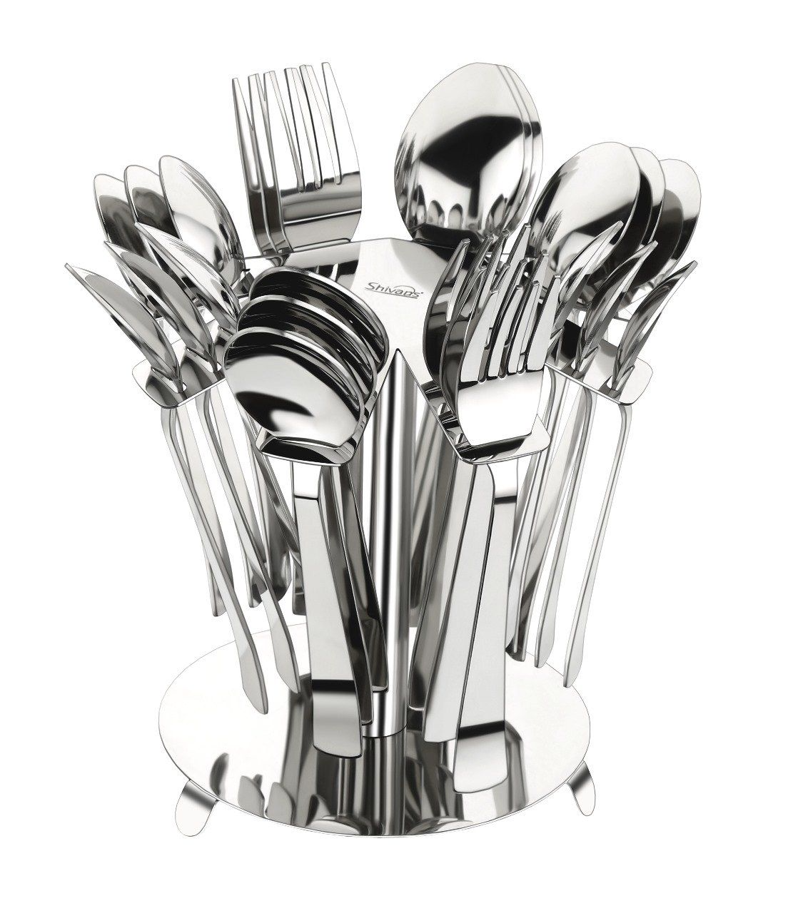 Cutlery Set With Stand